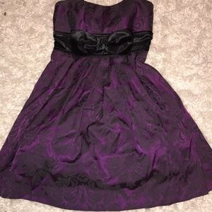 Purple cocktail dress